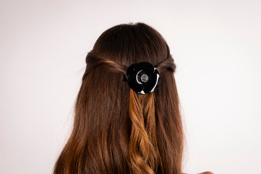 Fivela Camélia Strass