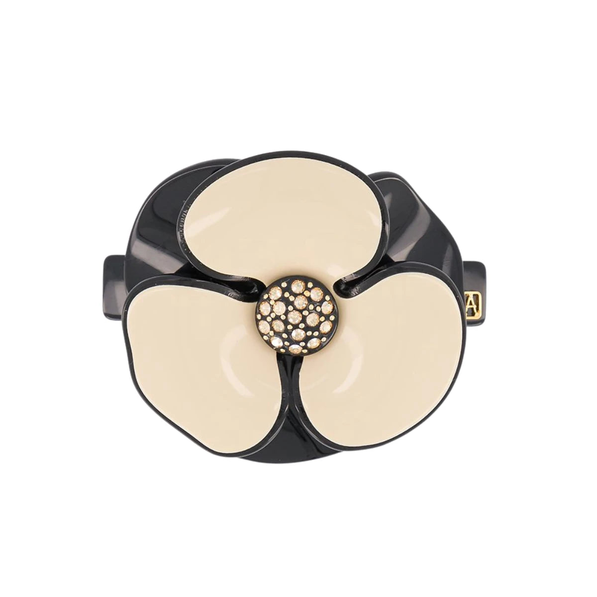 Fivela Camélia Strass Lisere