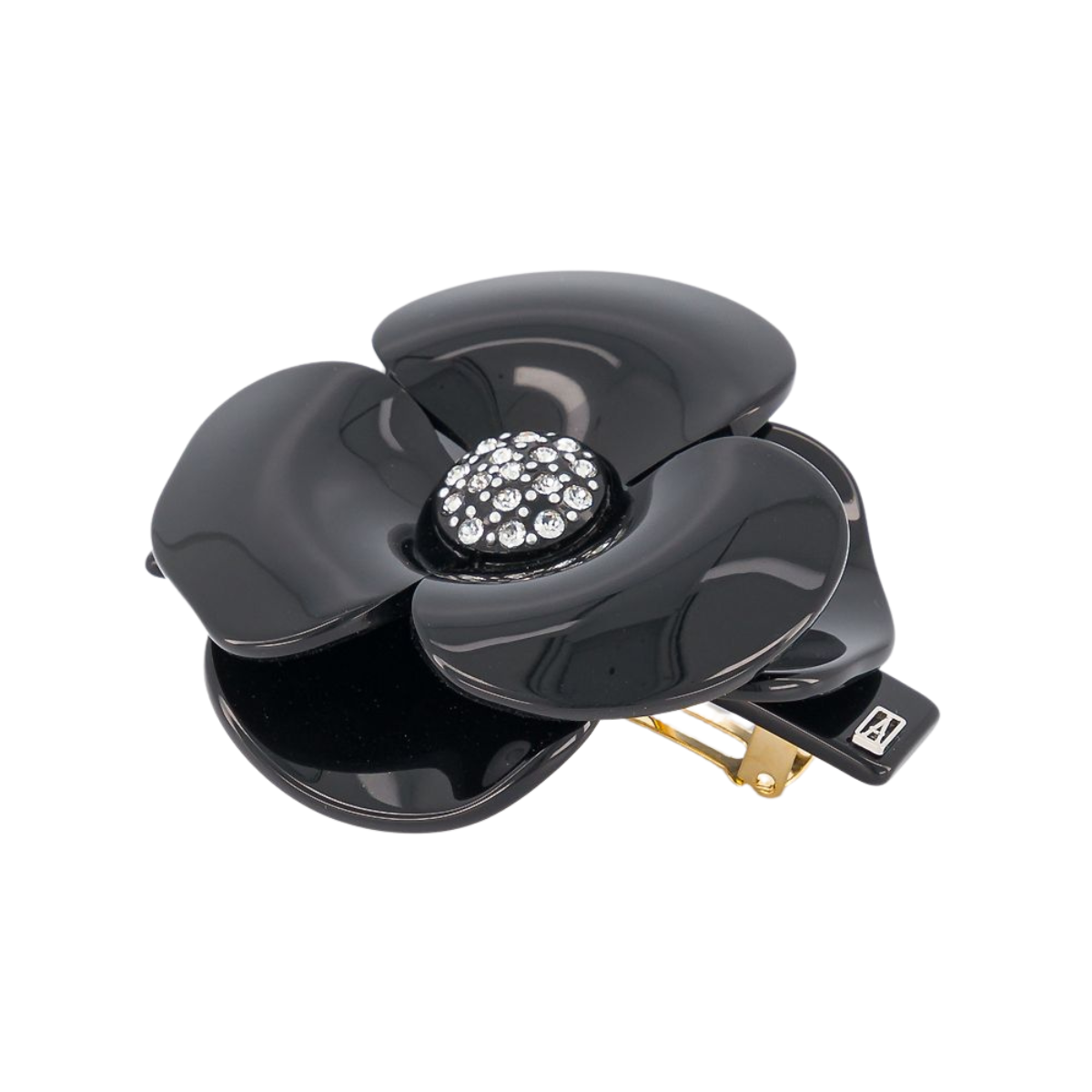 Fivela Camélia Strass