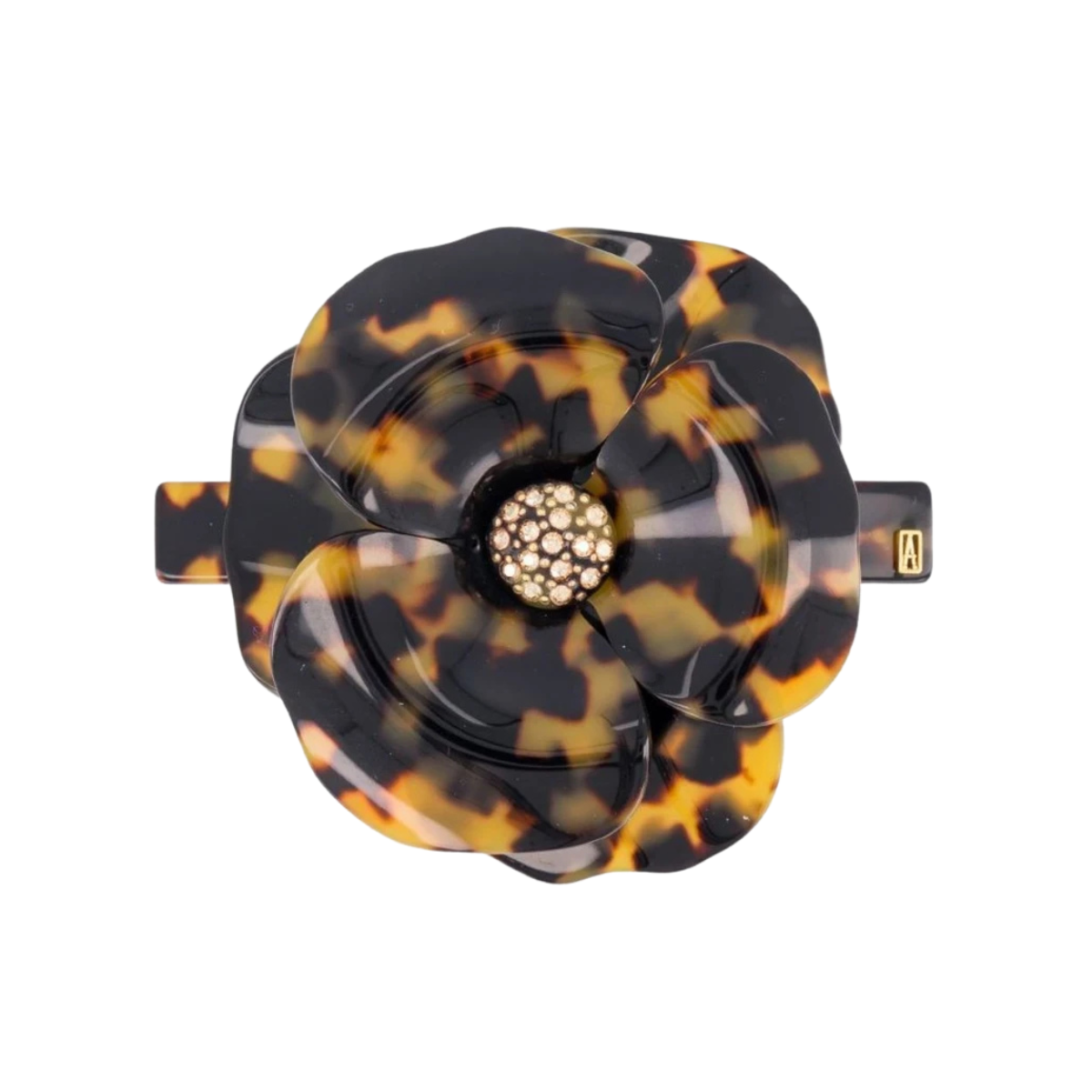 Fivela Camélia Strass Large