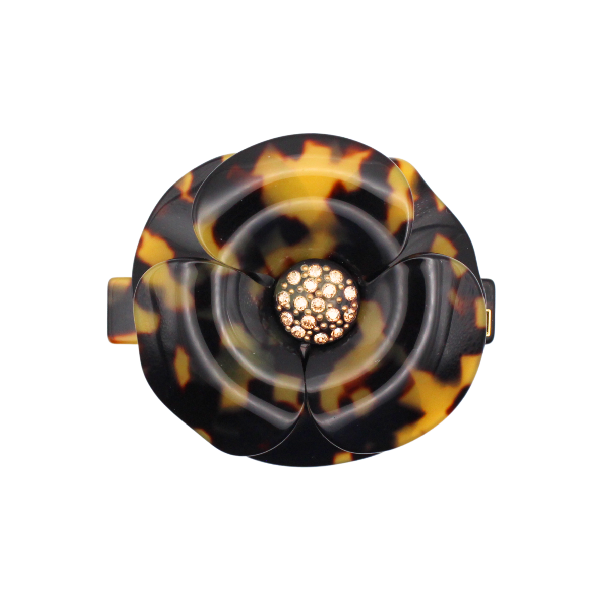 Fivela Camélia Strass