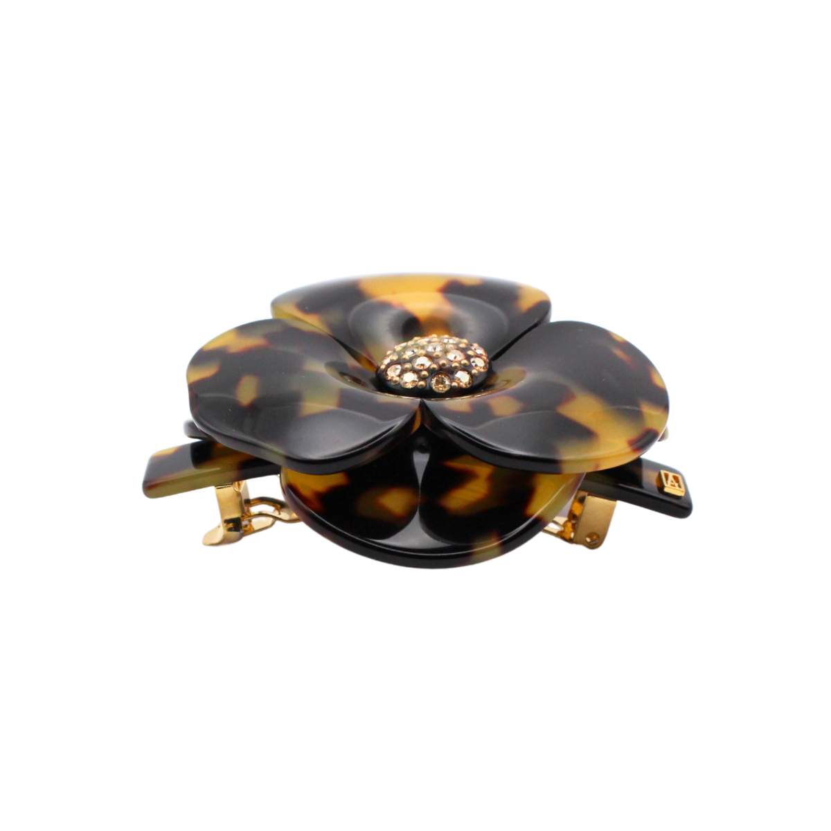 Fivela Camélia Strass