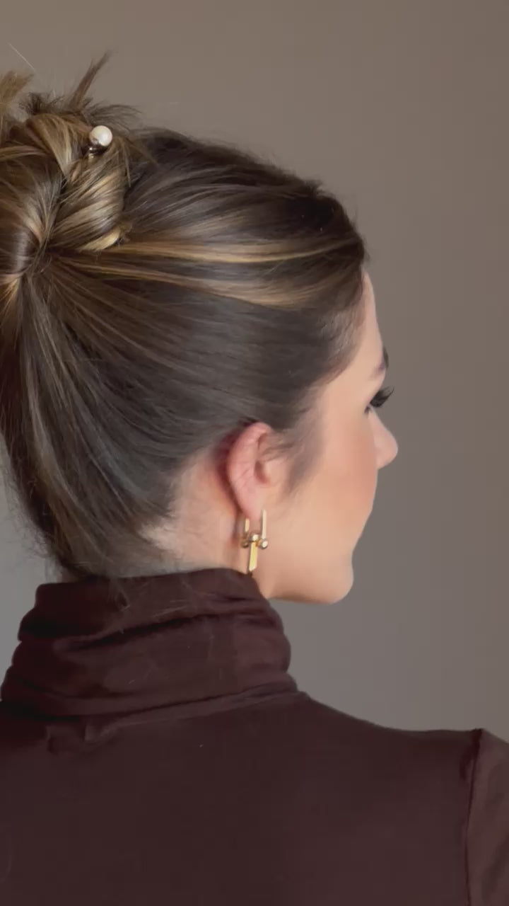 Pente 2D Perlée Pérola